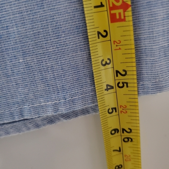 Karl Lagerfeld Ruffle Pearlsnap Blouse Size Large - Picture 8 of 8